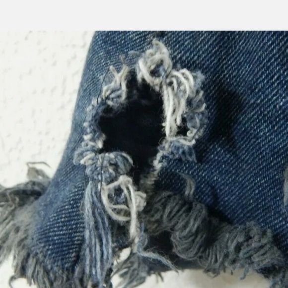 One Teaspoon x Free People Bandits Distressed Shorts - Picture 6 of 6